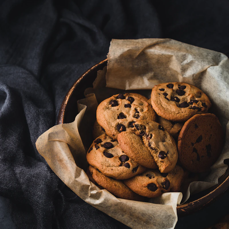 Chocolate Chunk Cookie Box — Front view